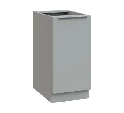 SIS - 4D spodní skříňka, 1-dveřová, pravá, 870x400x600, šedá SIS - 4D spodní skříňka, 1-dveřová, pravá, 870x400x600, šedá